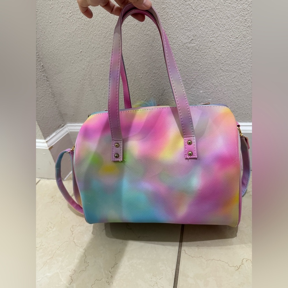 Girls Colorful Unicorn Duffle Bag - Picture 2 of 3